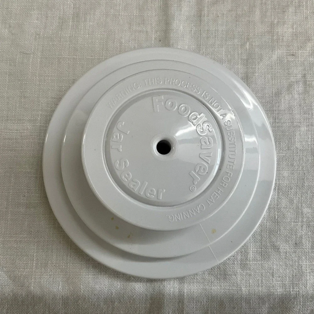 FoodSaver Wide-Mouth Jar Sealer Vacuum Sealing Accessory T03-0023-01P White